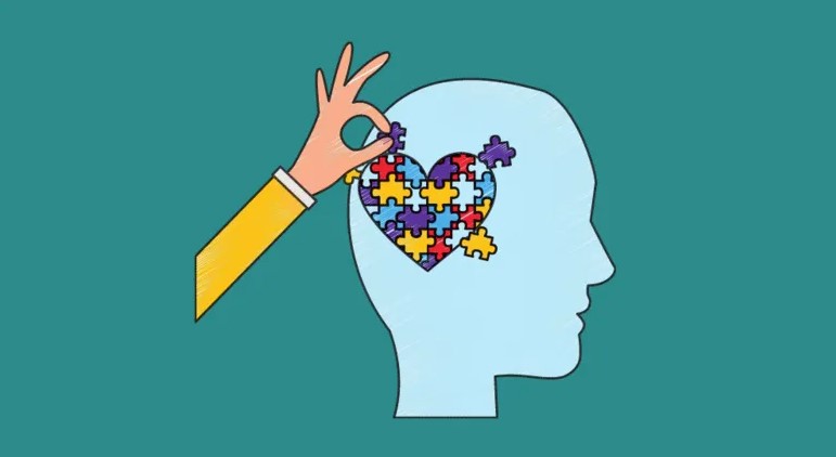 Professional therapist in online session